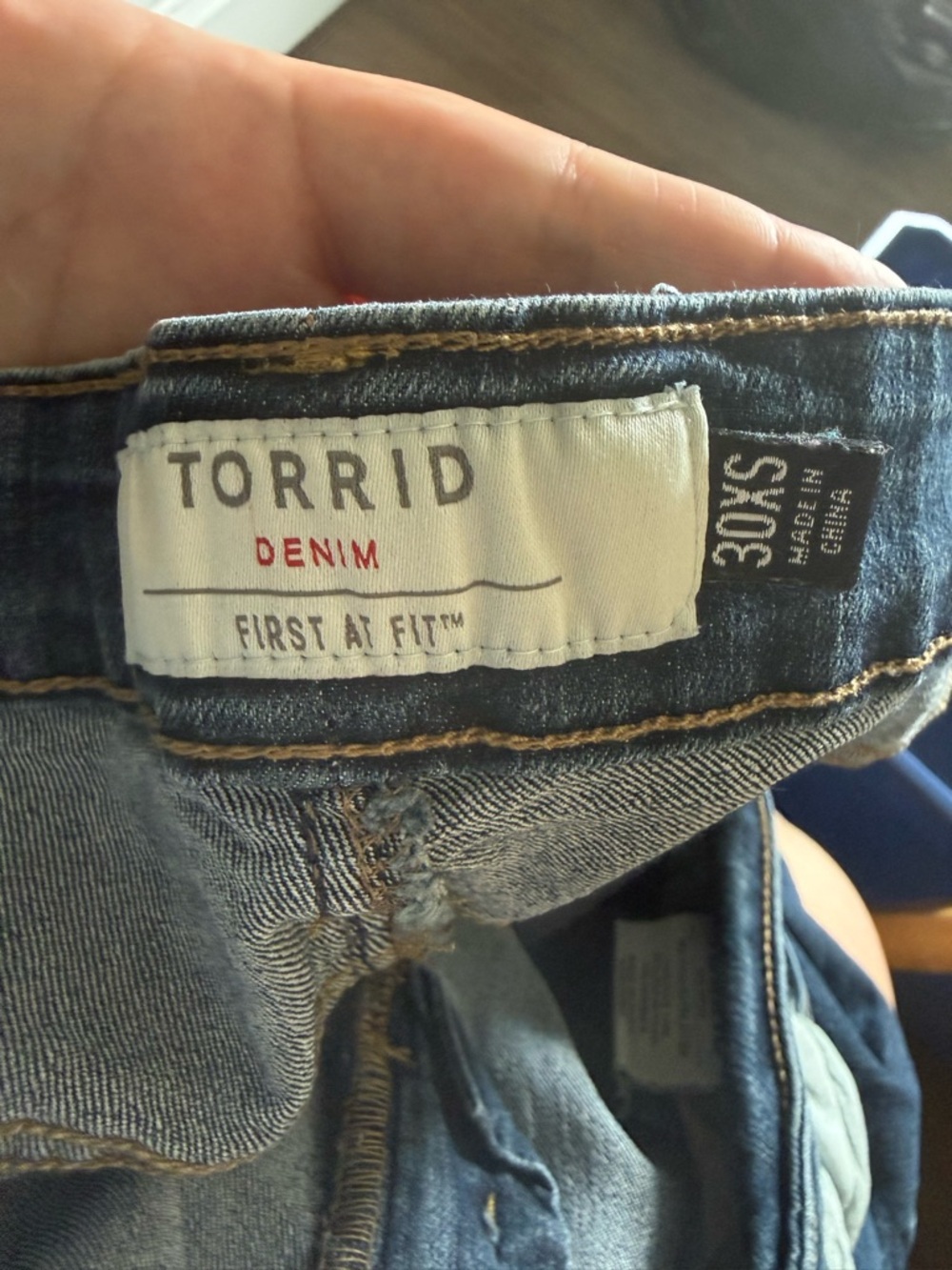 torrid Woman’s Relaxed Blue Denim Jeans - Classic Indigo Wash